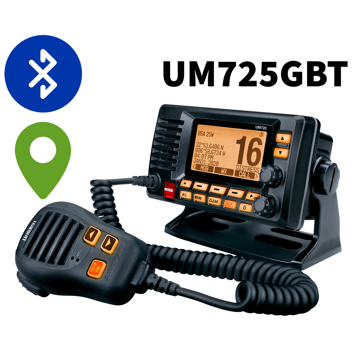 Uniden UM725GBTBK