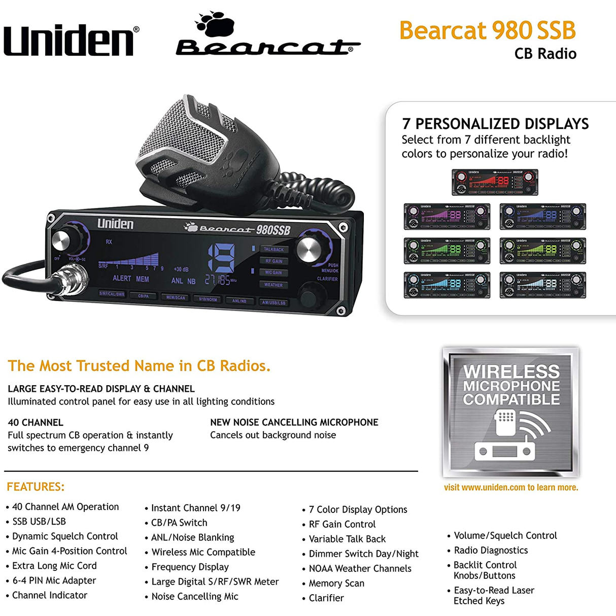 Uniden BEARCAT 980 SSB
