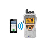 Cobra Marine DSC Floating VHF Marine Radio with Built-in GPS & Bluetooth\u00ae (White)