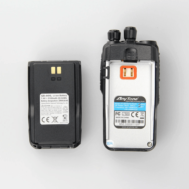 Anytone AT-D878UV II Plus Dual-Band DMR Handheld with Bluetooth, GPS, and APRS