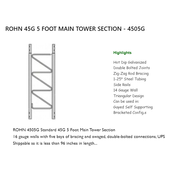 Rohn 4505G