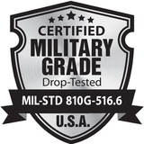 Military Grade Drop-Tested MIL-STD-810G 