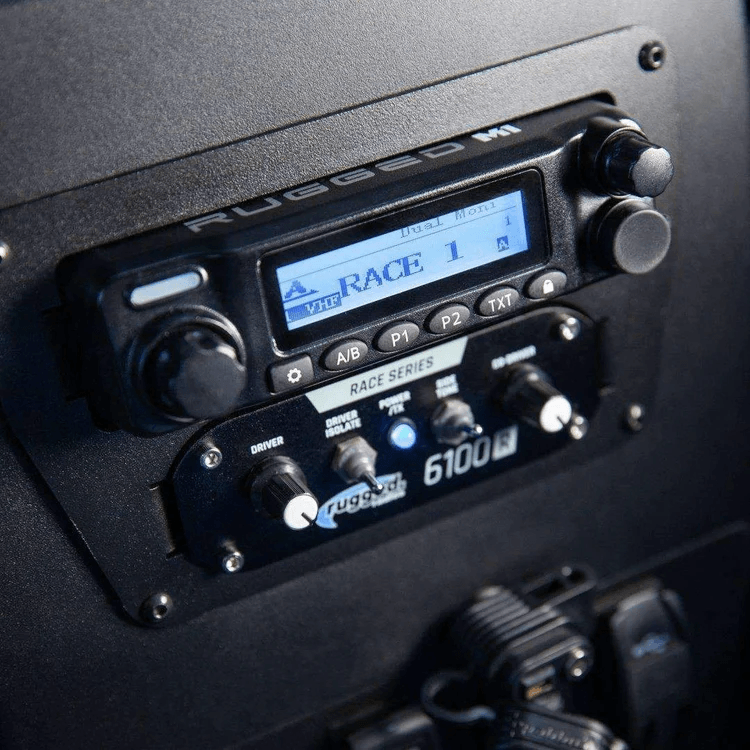 rugged radios radio kit rugged m1 race series waterproof-mobile with antenna digital and analog