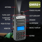 Rugged GMR2 PLUS GMRS and FRS Two Way Handheld Radio with Removable Antenna