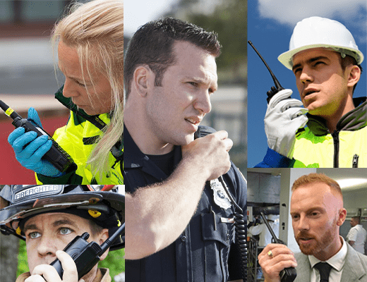 Police, Fire, EMS, Construction, Amateur & GMRS Handheld Two-Way Radios