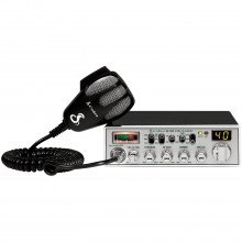 Cobra 40-Channel CB Radio with NightWatch\u00ae and Microphone, Chrome Face, 29 NW LTD Classic\u2122 